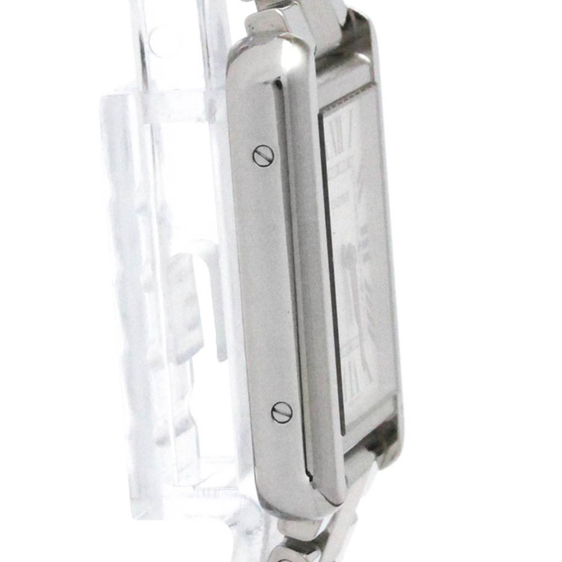 卡地亞 Tank Solo SM 精鋼石英女錶 W5200013 拋光-7