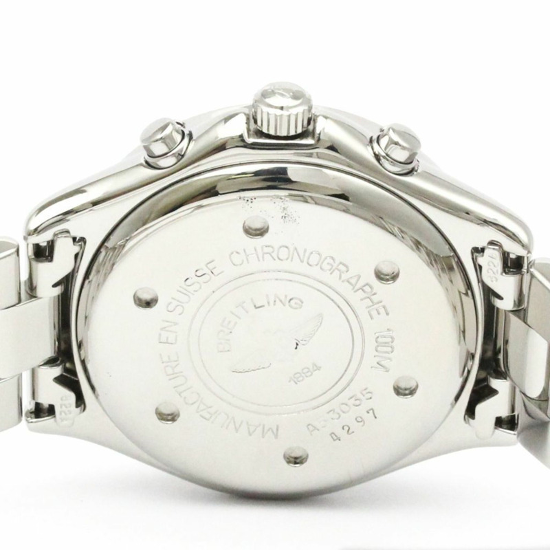 百年靈 Colt 計時碼錶 精鋼石英男錶 A53035 拋光-6