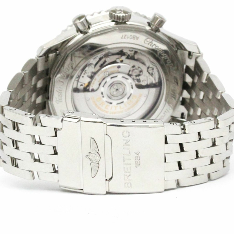 百年靈 Navitimer 1 B01 計時碼錶 精鋼男錶 AB0127 拋光-4