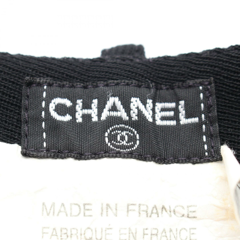 香奈兒 COCO 標誌紐扣羊毛黑色二手女褲 #38 CC-2