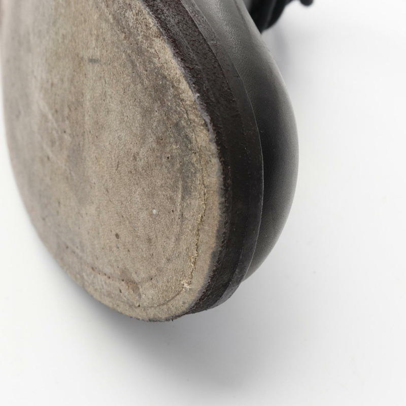 愛馬仕德比樂福鞋,黑色真皮,二手男士款-6