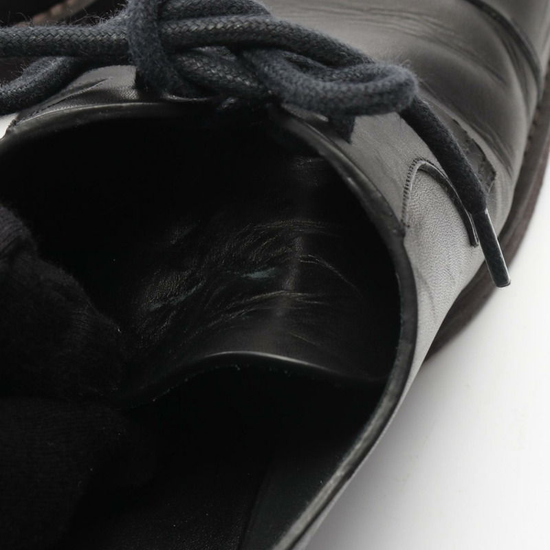 愛馬仕德比樂福鞋,黑色真皮,二手男士款-9