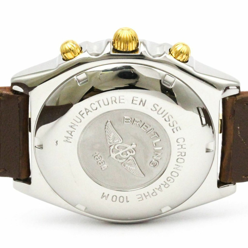 百年靈 Chronomat 18K 金鋼自動腕錶 B13050.1 拋光-5