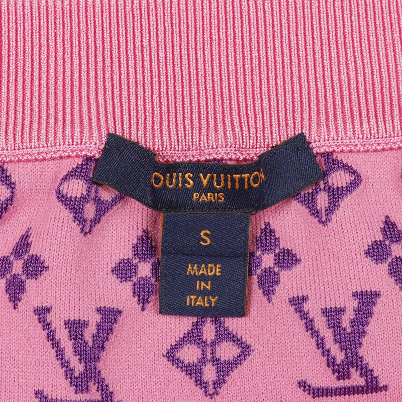 路易威登 (LOUIS VUITTON) 維他命運動風半身裙 絲質尼龍 紫色 二手 女款 LV #S-2