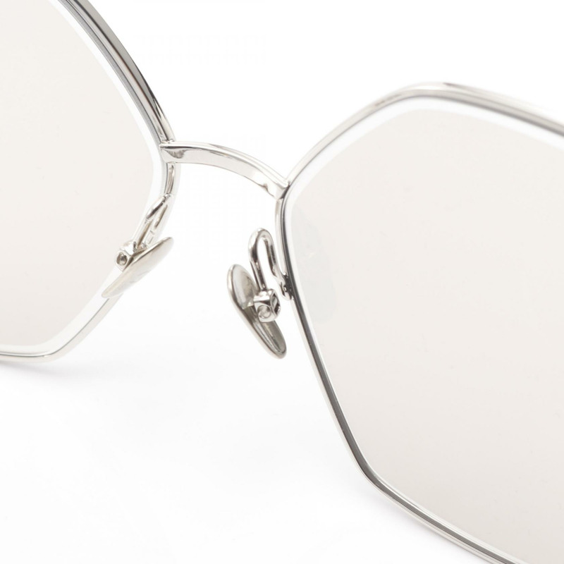 香奈兒 (CHANEL) CC 標誌太陽眼鏡,鍍金塑膠材質,女士款-5