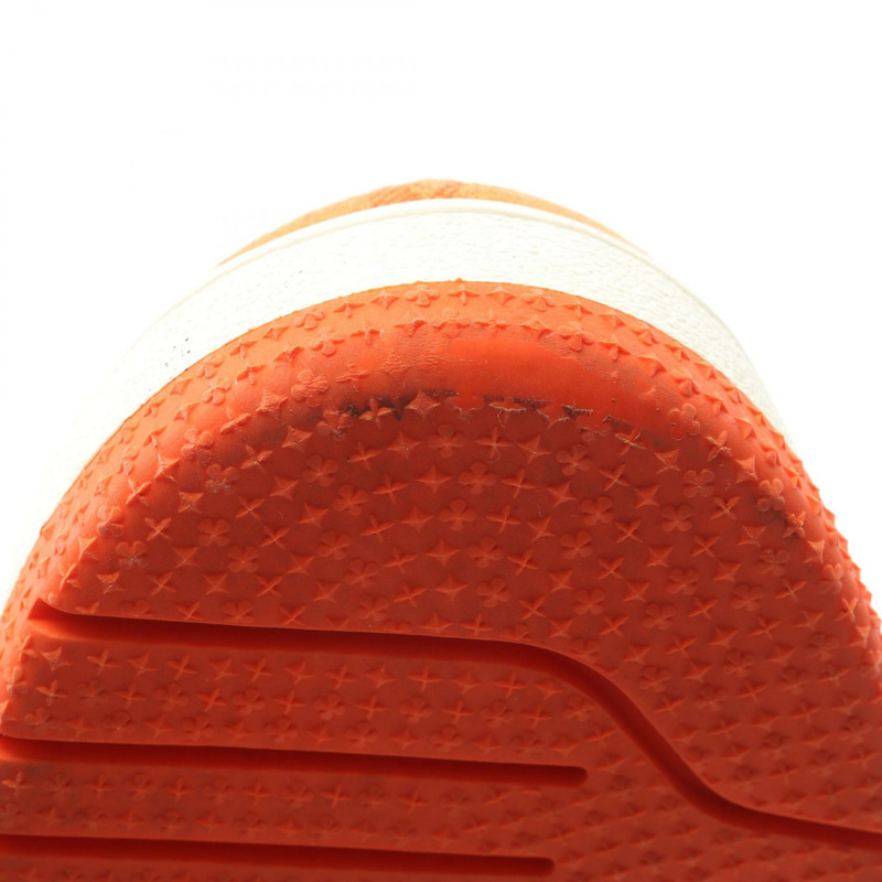 路易威登 LV Trainer 系列運動鞋 G0022 織品 白色 橘色 #10 二手 男款-9