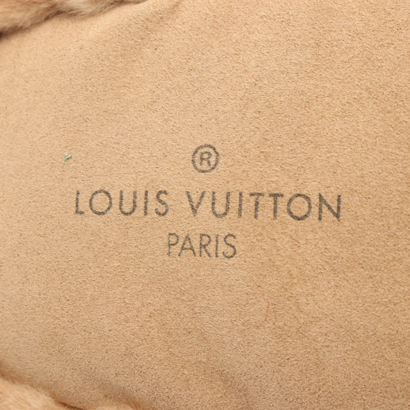 路易威登 LV Dreamy Line 拖鞋 房間 其他鞋款 1A4MD7 貂皮棕色 粉紅色 二手 女士-4