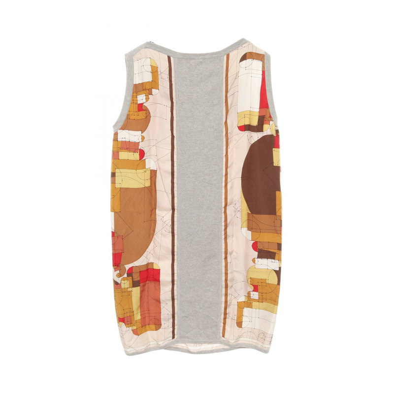 愛馬仕 ECHEC AU ROI 連身裙，真絲棉質，粉紅色多色，二手女款，38碼-1