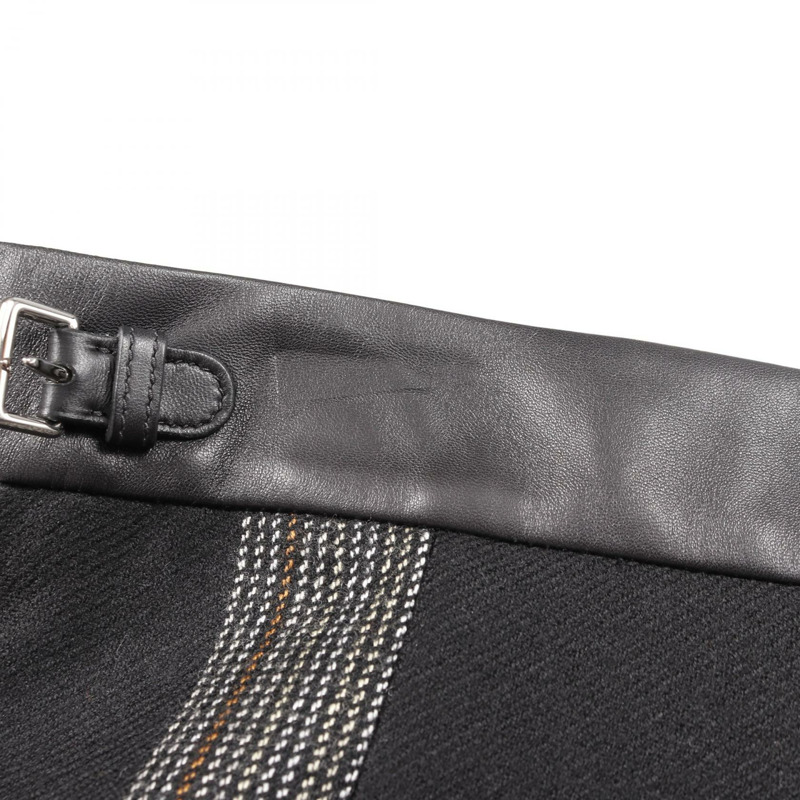 愛馬仕羊毛皮裙，黑色、紅色、多色，二手，女款，34碼-7