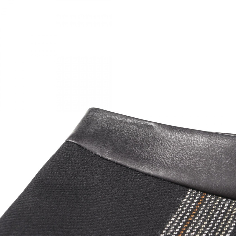 愛馬仕羊毛皮裙，黑色、紅色、多色，二手，女款，34碼-8