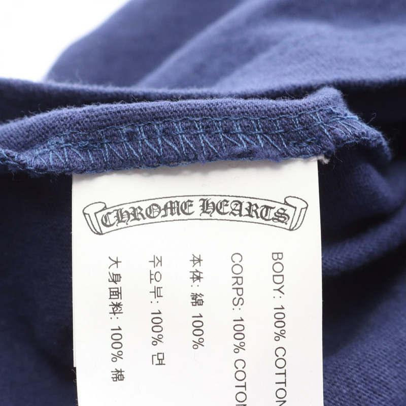 鉻心牌馬蹄鐵33號T卹,純棉材質,藍黃配色,二手女款-2