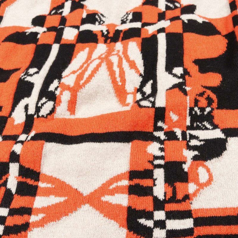 愛馬仕 (HERMES) 新娘禮服，羊絨材質，黑色、米色、橘色，二手女款，尺寸 34-5