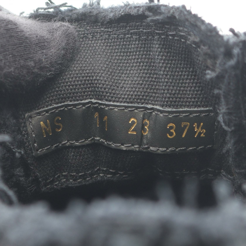 Dior WALK'N'DIOR 帆布厚底運動鞋，黑色，37.5碼，二手女款-6