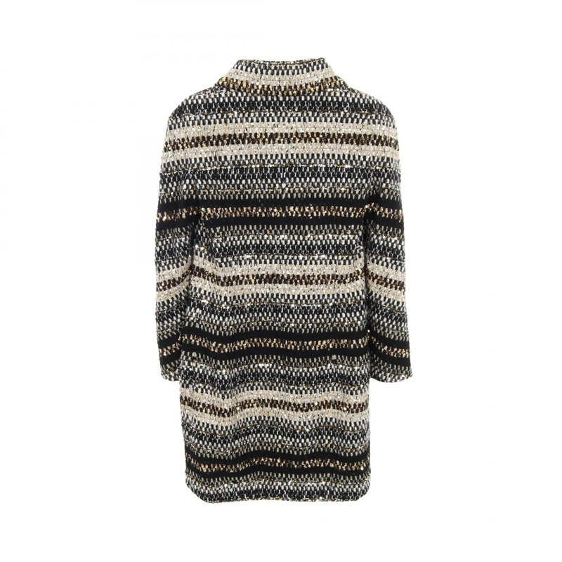 香奈兒 COCO 標誌紐扣 其他外套 P61800V47009 尼龍羊毛聚酯纖維 黑色 多色 二手 女款-1