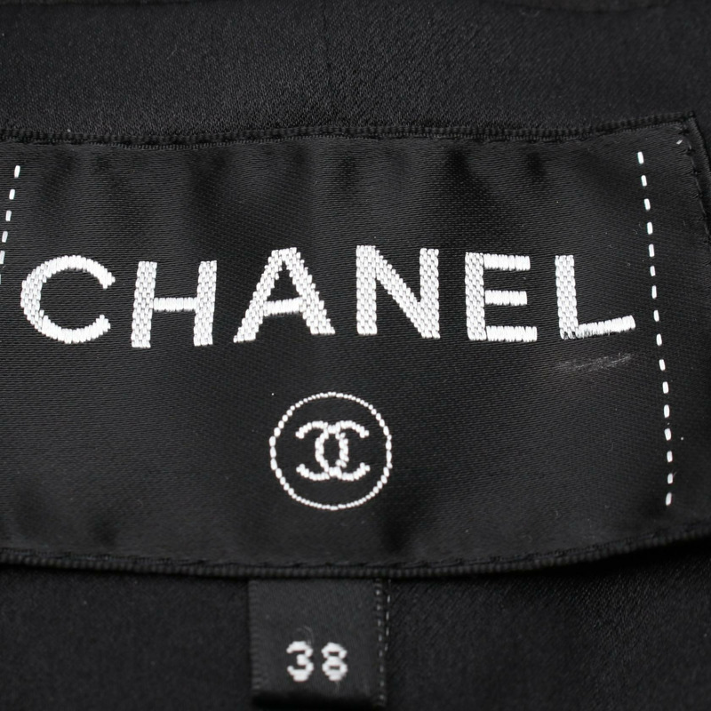 香奈兒 COCO 標誌紐扣 其他外套 P61800V47009 尼龍羊毛聚酯纖維 黑色 多色 二手 女款-2