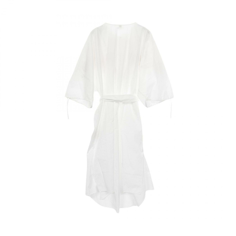 愛馬仕白色棉質連身裙，二手女款，38碼-1