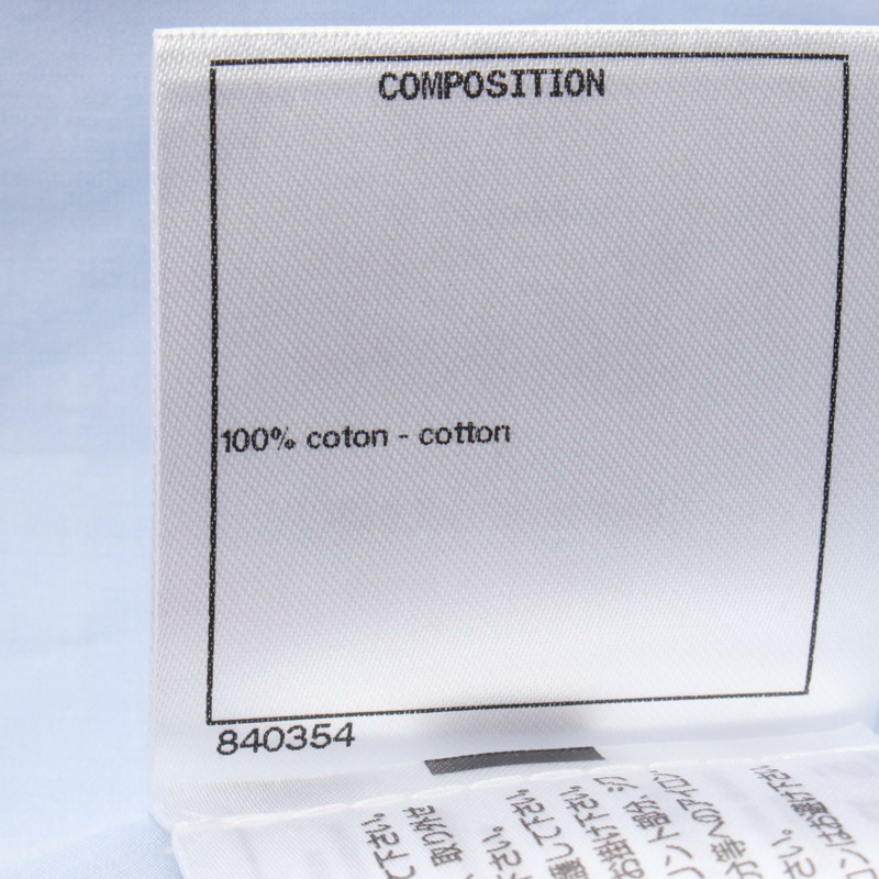 香奈兒 COCO 羈扣吊帶背心 P62644V12141 純棉 藍色 二手 女款 38碼-3