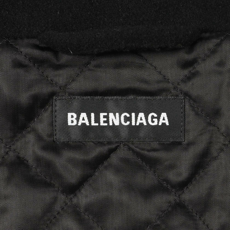 BALENCIAGA 其他羊毛夾克 黑色 二手 男士-2