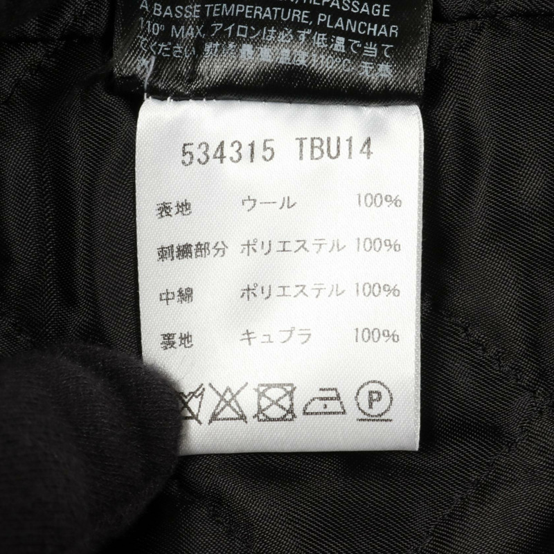 BALENCIAGA 其他羊毛夾克 黑色 二手 男士-4