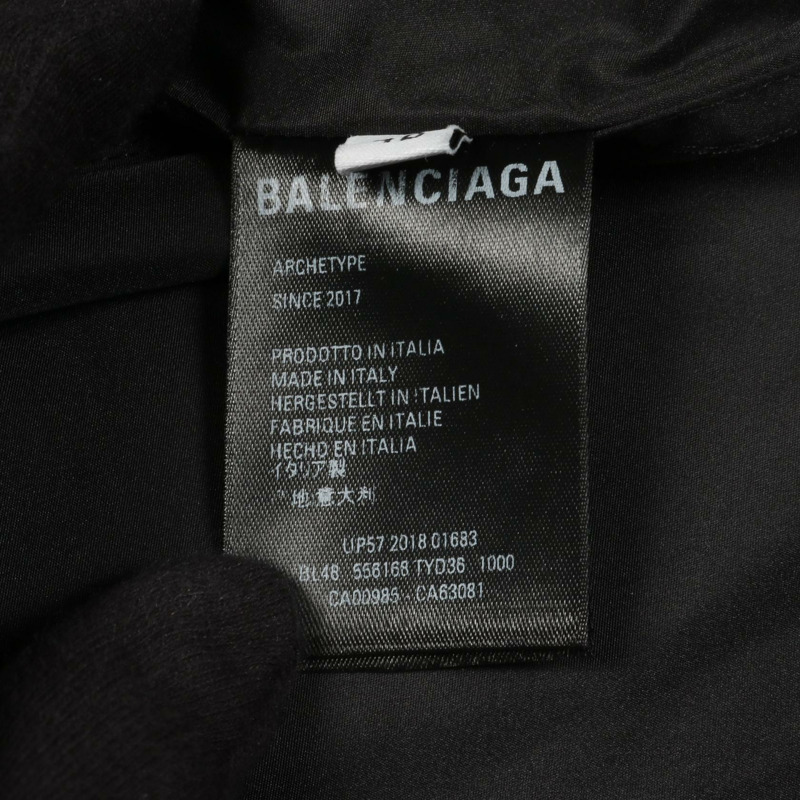 巴黎世家 其他夾克 聚酯纖維/人造絲 黑色 二手 男款-5