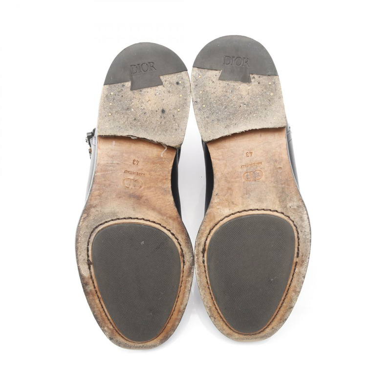 Christian Dior Evidence Jodhpur 搭扣短靴 #43 3B0239ZGK 黑色皮革-3