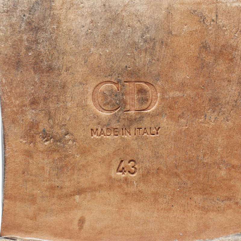 Christian Dior Evidence Jodhpur 搭扣短靴 #43 3B0239ZGK 黑色皮革-5