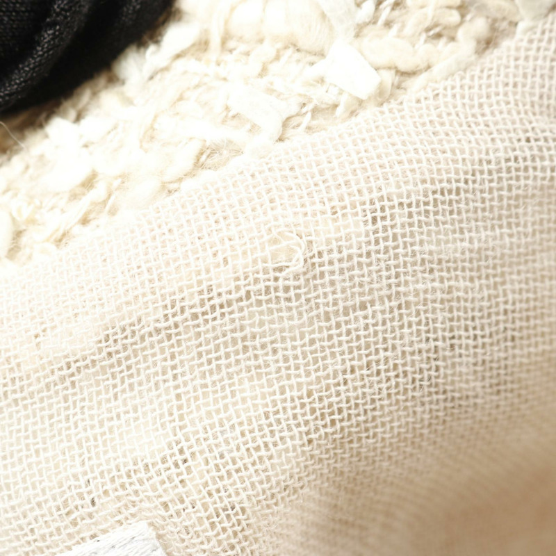 香奈兒 COCO 連結 其他外套 羊毛 麂皮 棉 米色 二手 女-7