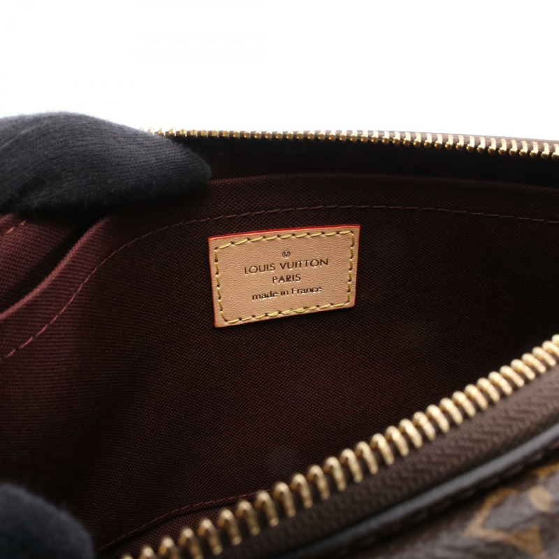 路易威登 Vivacite 單肩包 M46999 Monogram 皮革 棕色 二手 女士-3