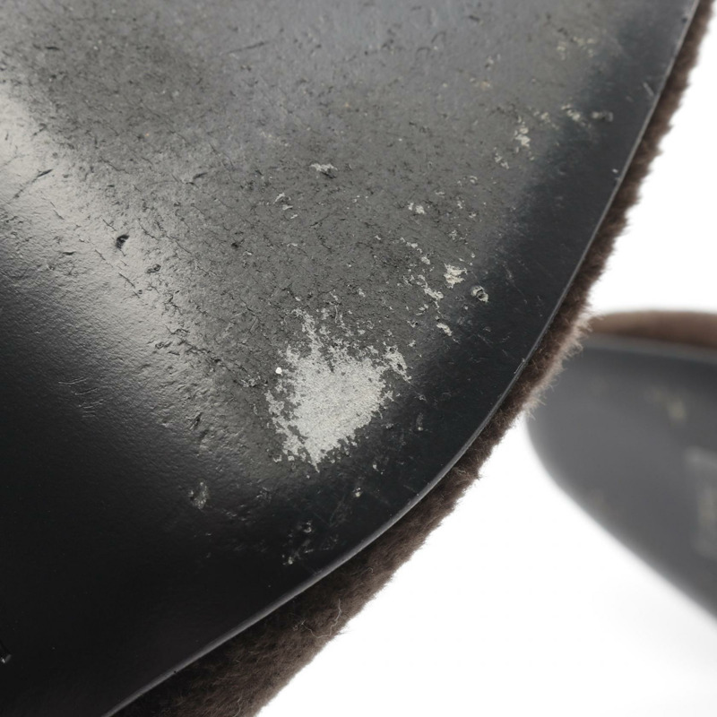 愛馬仕 VolVert 60 短靴 #36.5 鞋跟 鞋面材質 皮革 棕色 黑色 二手-6