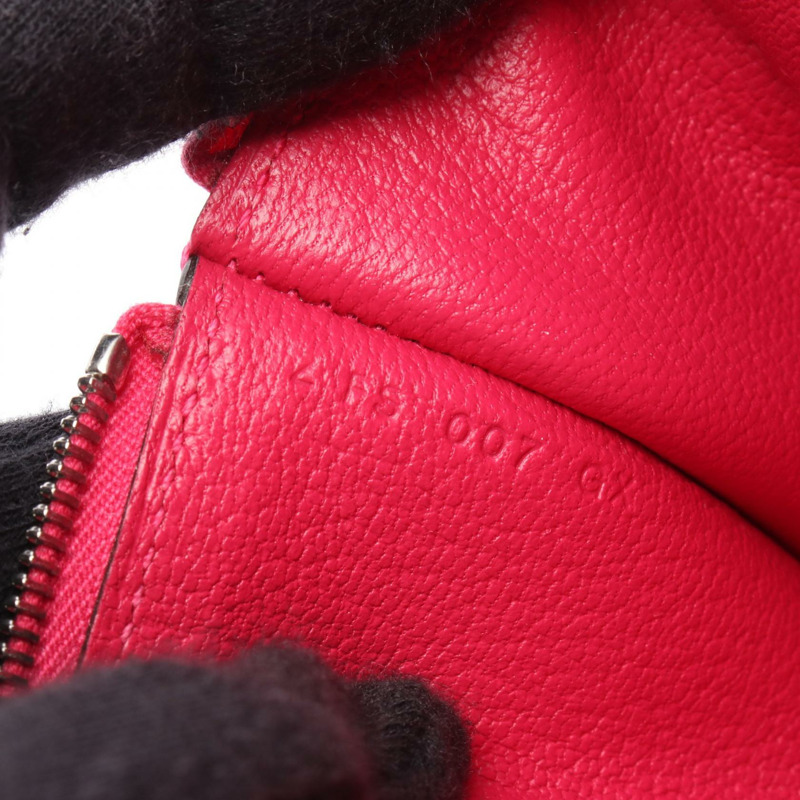 愛馬仕 (HERMES) GM 手提包 Evercolor 皮革 粉紅玫瑰 墨西哥 二手 女士 SHW Z-4