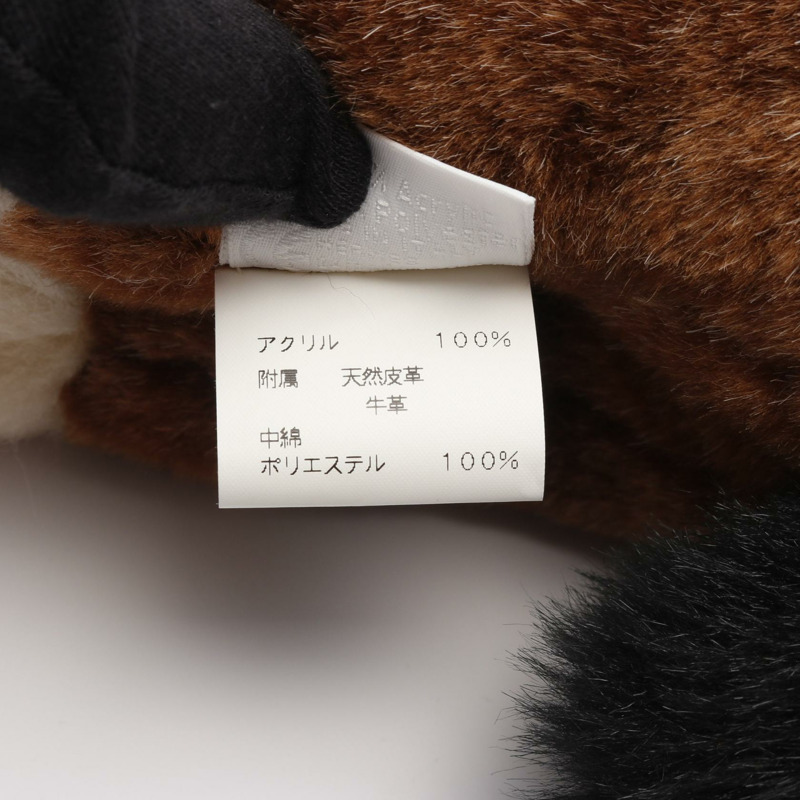 愛馬仕 Elmy PPM 毛絨馬,麂皮絨,壓克力材質,棕色、米色、黑色,二手,男女通用-5