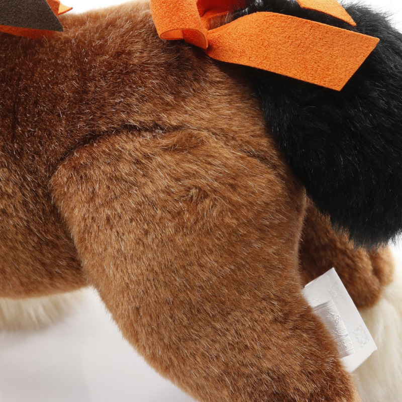 愛馬仕 Elmy PPM 毛絨馬,麂皮絨,壓克力材質,棕色、米色、黑色,二手,男女通用-6