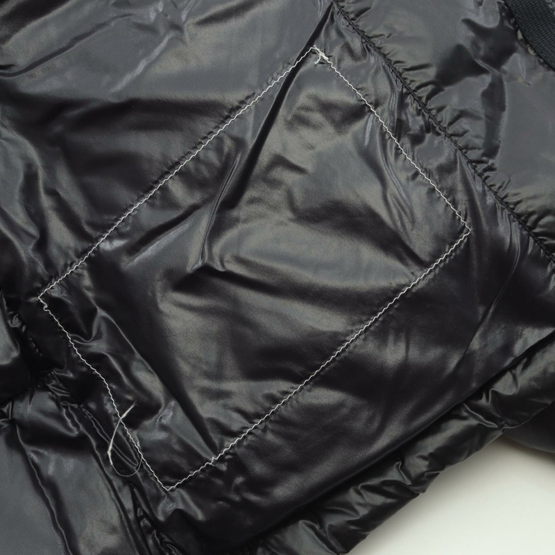 MONCLER HUBERT 羽絨外套 4193215 尼龍 黑色 二手 男款-5