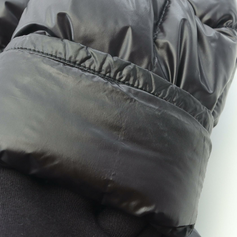MONCLER HUBERT 羽絨外套 4193215 尼龍 黑色 二手 男款-7