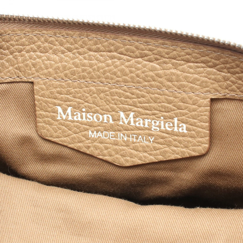 Maison Margiela 5AC 中型肩挎包 米色皮革 二手 女士-3