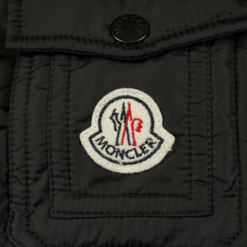 MONCLER BYRON 羽絨外套 4136725 尼龍 黑色 二手 男款-5