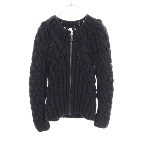 愛馬仕其他款式羊絨海軍藍二手女裝