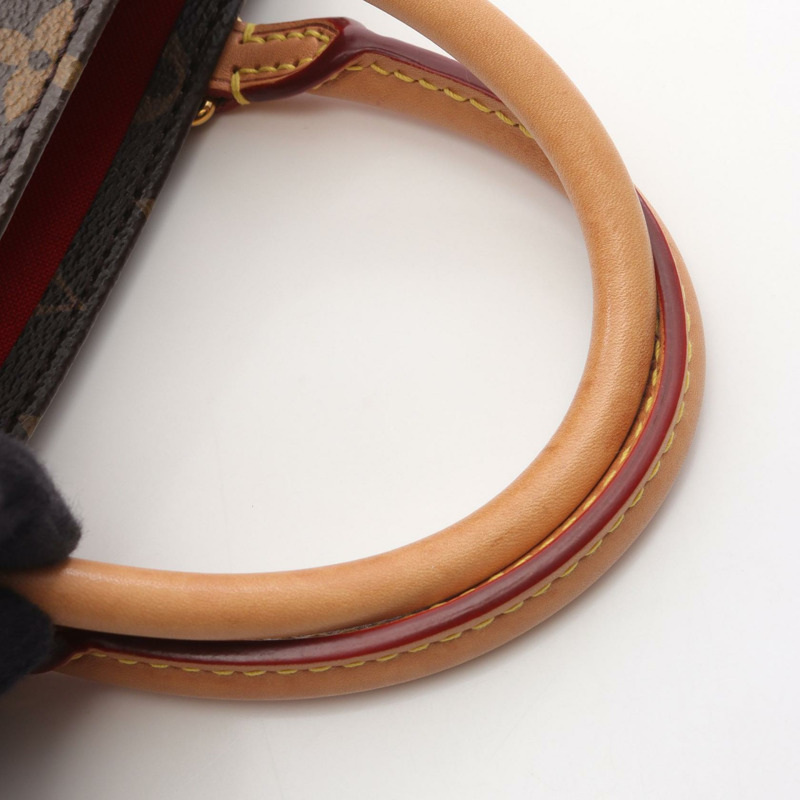 路易威登 Sac Plat BB 斜背包 M45847 Monogram 皮革 棕色 二手-6