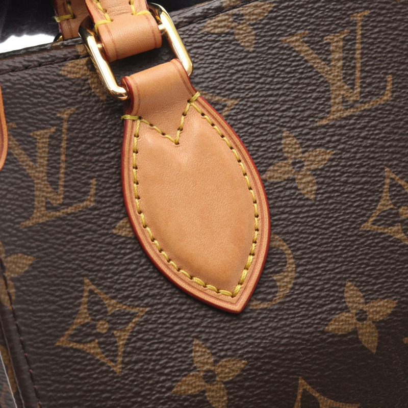 路易威登 Sac Plat BB 斜背包 M45847 Monogram 皮革 棕色 二手-7