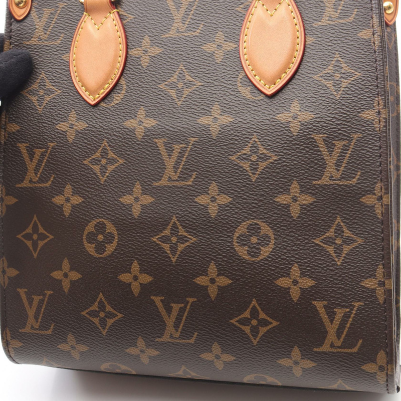 路易威登 Sac Plat BB 斜背包 M45847 Monogram 皮革 棕色 二手-8