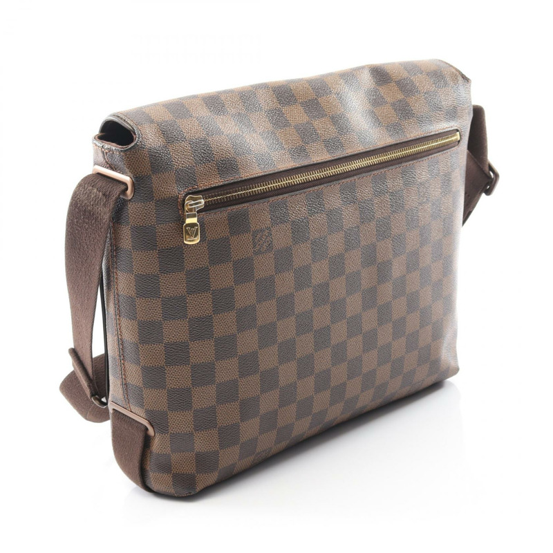 路易威登 Brooklyn MM 單肩斜背包 N51211 Damier 帆布皮革 LV-1