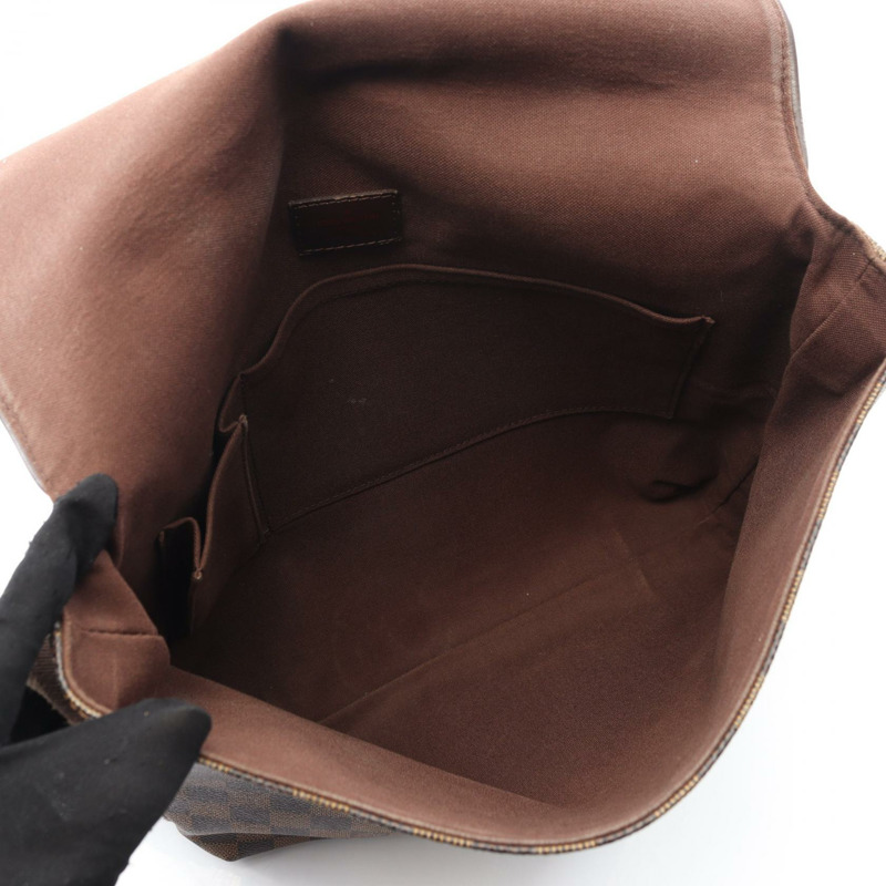 路易威登 Brooklyn MM 單肩斜背包 N51211 Damier 帆布皮革 LV-2