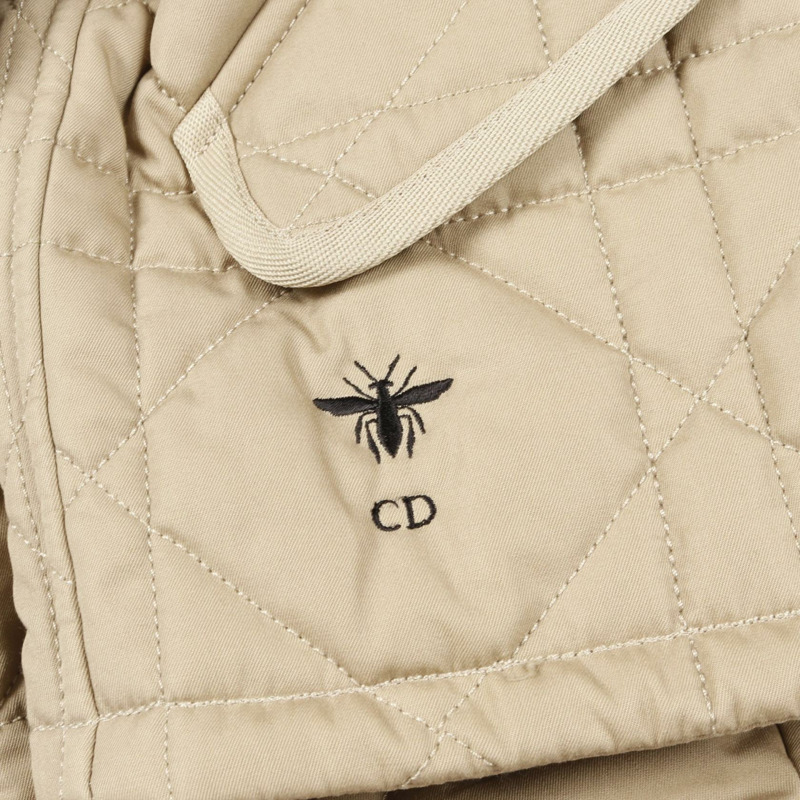 Dior Macrocannage BEE 刺繡 其他外套 347C34A3355 棉卡其色 二手 女款-4