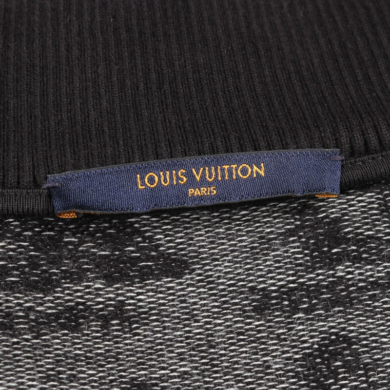 路易威登 LV 卡通提花拉鍊外套 其他外套 RM211M ZMH HKY21W 棉質黑色 二手 男款-2