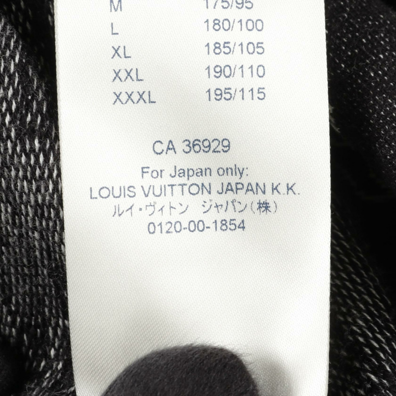 路易威登 LV 卡通提花拉鍊外套 其他外套 RM211M ZMH HKY21W 棉質黑色 二手 男款-3