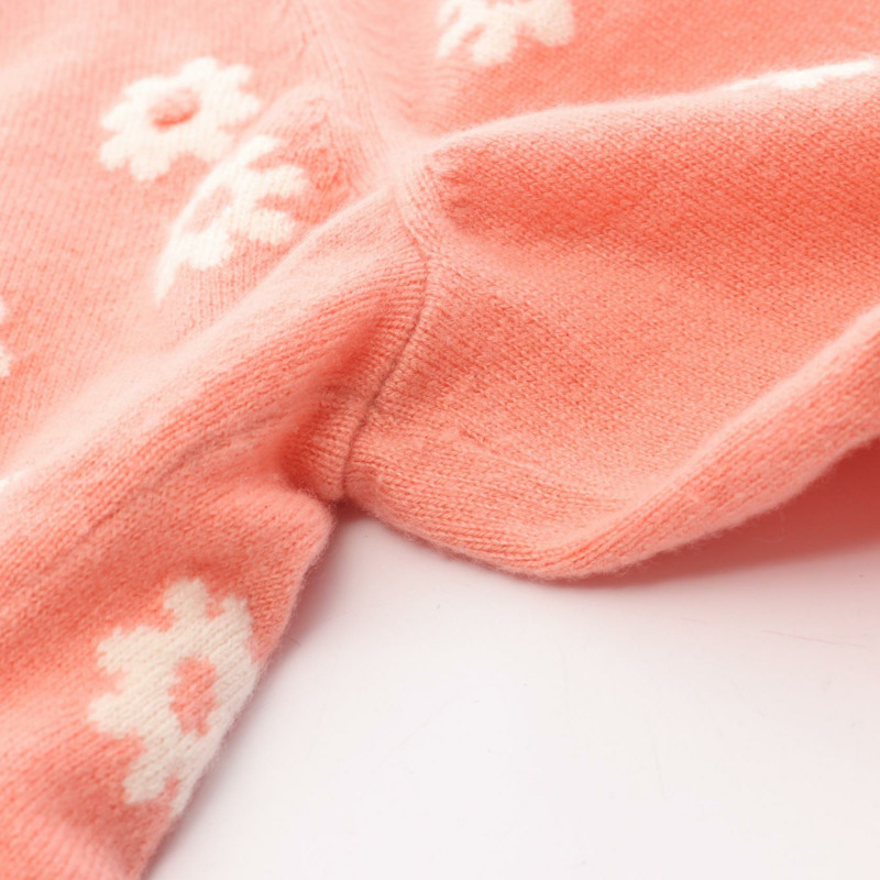 香奈兒 COCO Mark 開襟衫 P72451K10396 22P 羊絨粉紅二手女款 38 碼-5