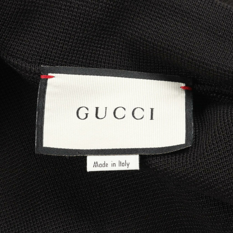 GUCCI 針織衫 其他外套 579848 絲棉 黑色 紅色 白色 二手 女款-2