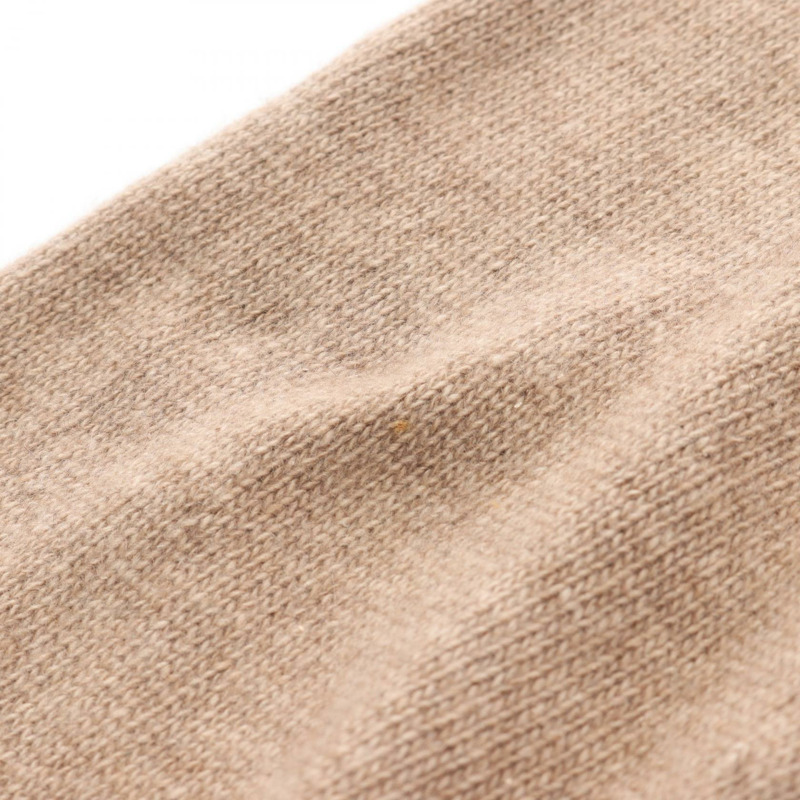 香奈兒 COCO 標誌針織衫 C-TK5914 羊絨棕色橙色黑色二手 1 碼 CC-5