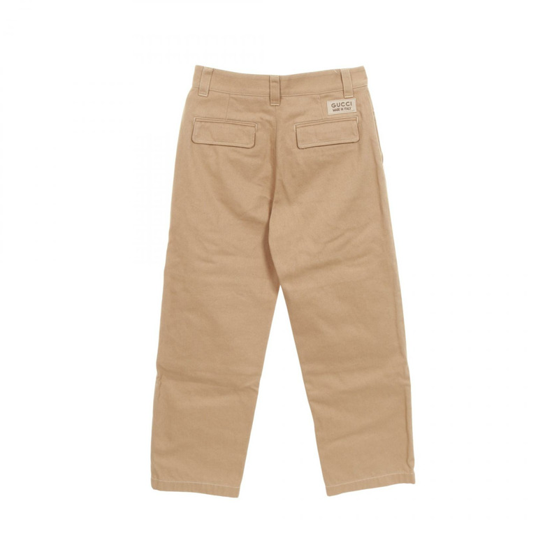 GUCCI GG圖案有機牛仔褲 #44 牛仔棉 米色 二手 男款-1