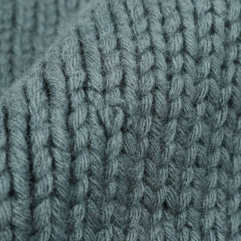 路易威登粗針織外套 其他外套 羊毛 綠色 二手 男士-8